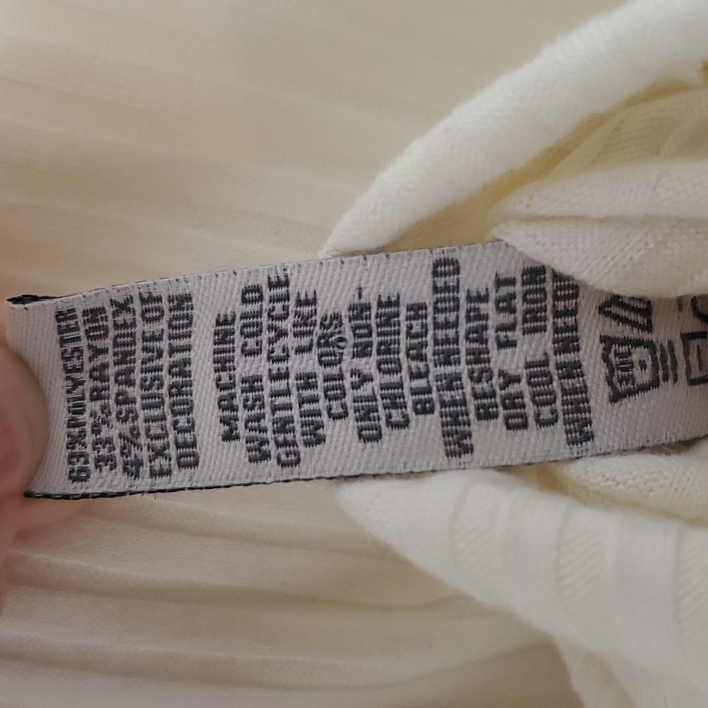 American Rag Ribbed Ribbed Knit Long Sleeve Top - Picture 7 of 7